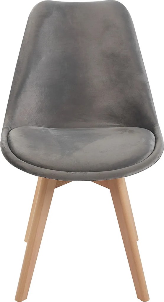 Zestaw 4 Krzese Synk Aksamitne