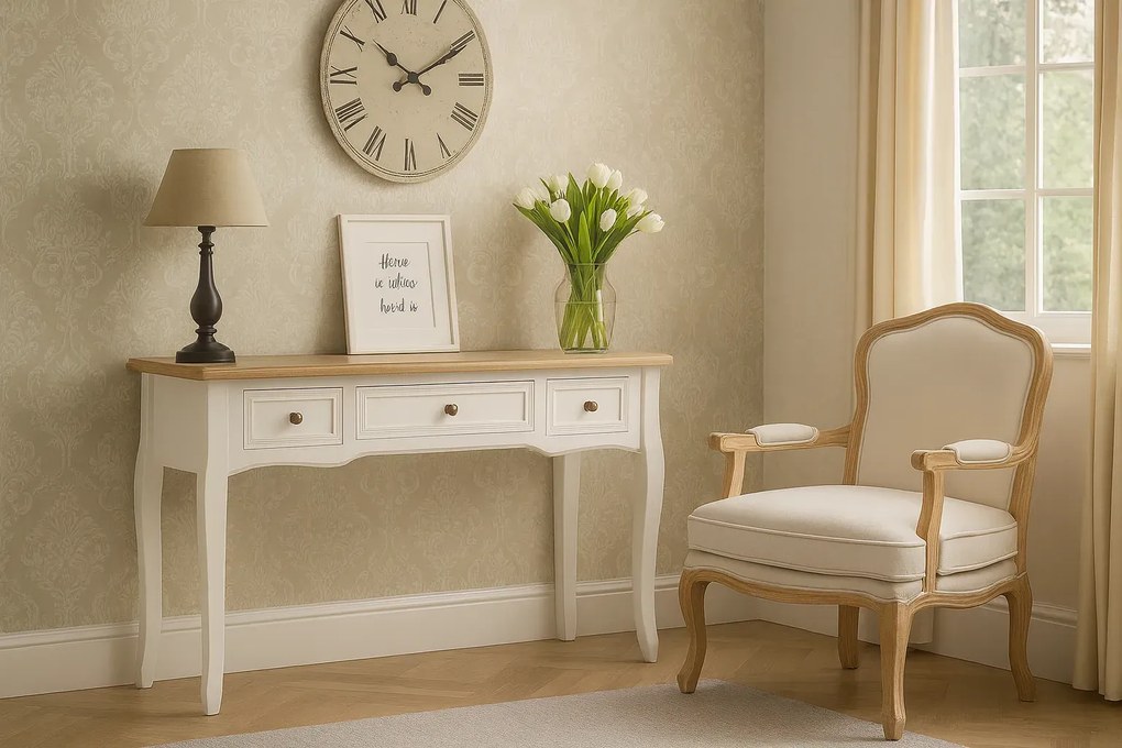 Biała konsola retro A5-W60