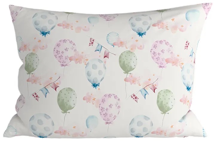 Zestaw 2 szt. dekoracyjnych poszewek na poduszkę BALUNEA 40x60 cm, biała