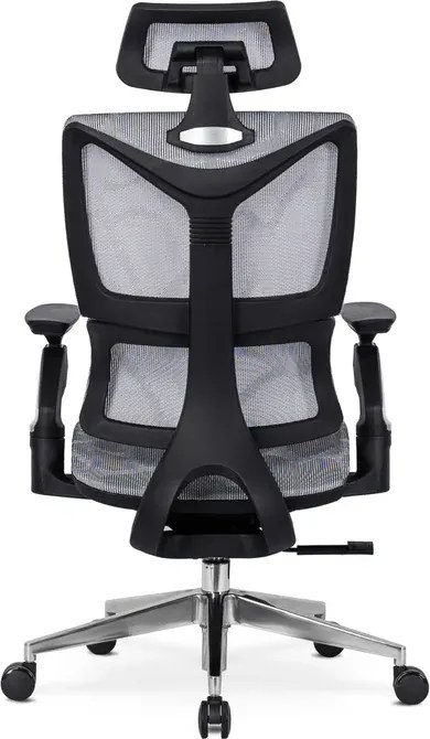 Fotel Biurowy Ergonomiczny Obrotowy MARTIN Szary Nowoczesny