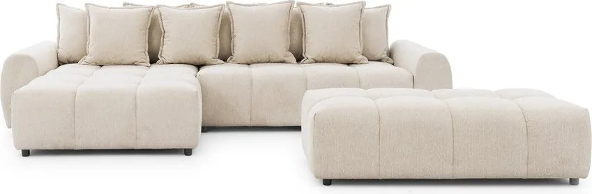 Beżowy podnóżek Albane – Ropez