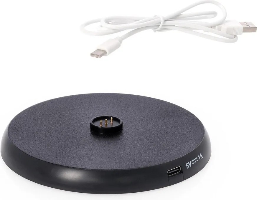 Lampa zewnętrzna stołowa LED ze ściemniaczem/z ładowarką bezprzewodową na USB ø 11 cm Esprit – Bizzotto