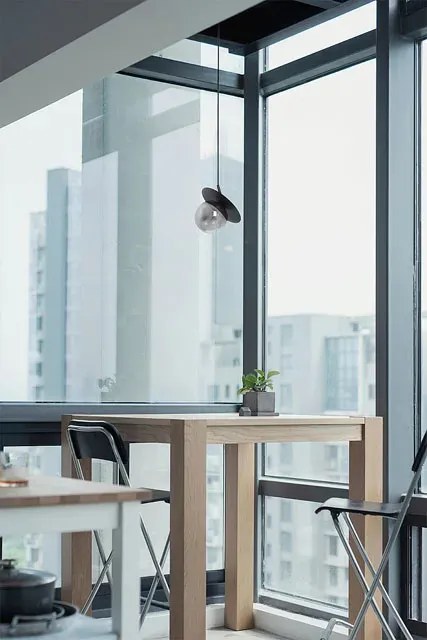Industrialna lampa wisząca ze szklanym kloszem - A698 D9-W86