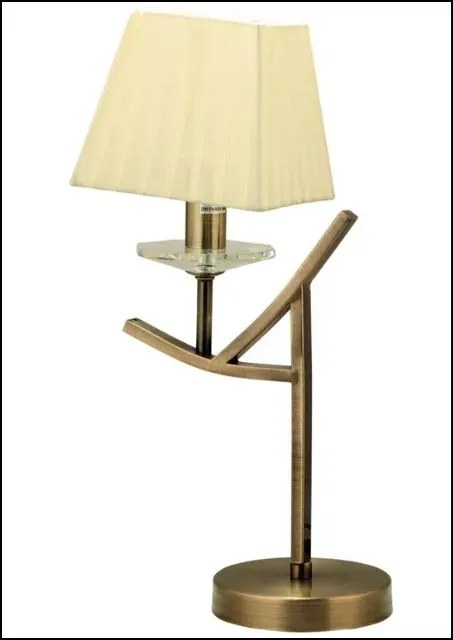Lampa stołowa z żółtym abażurem - K543 P3-A33