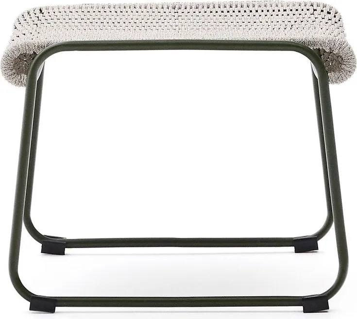 Szarozielony podnóżek ogrodowy Maurina – Kave Home