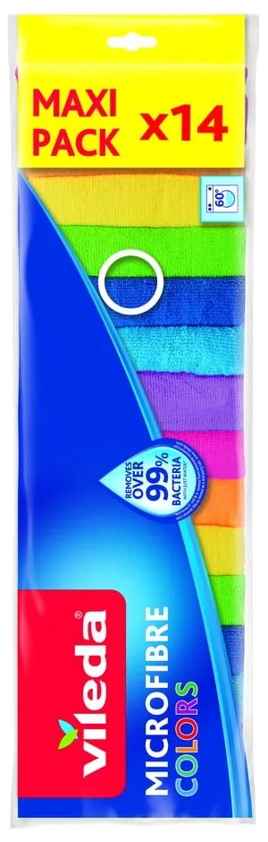 Ścierki z mikrowłókna zestaw 14 szt. Colors – Vileda