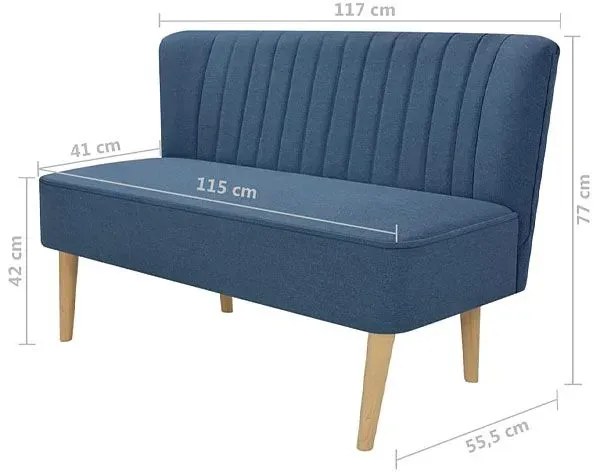 Romantyczna sofa T7-G54