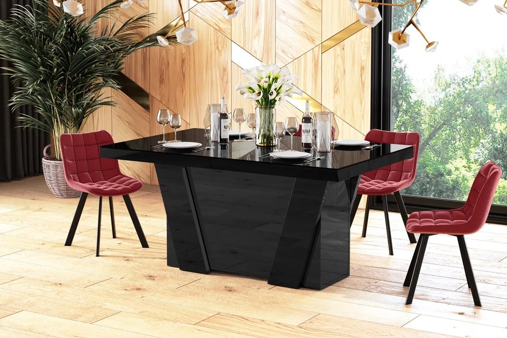 Stół w wysokim połysku Grande 160 rozkładany do 412 cm