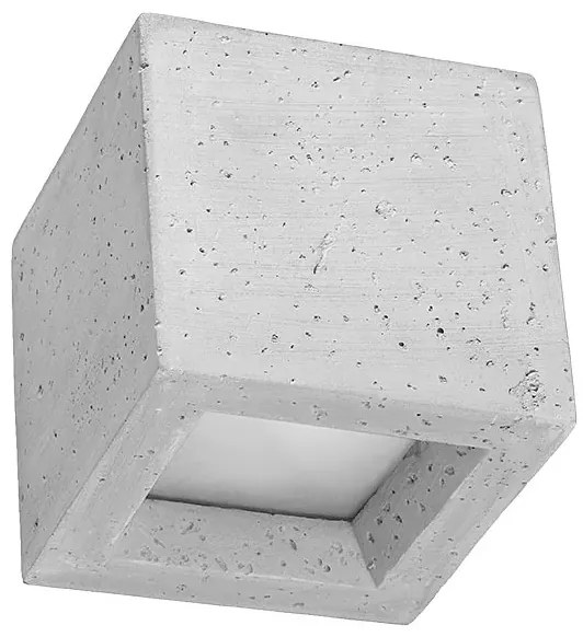 Betonowy kinkiet kostka w stylu loft - S172-Karlen