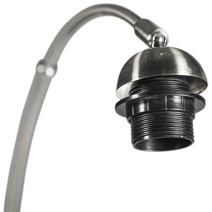 Nowoczesna lampa ścienna ze stali bez klosza - Boog Nowoczesny Oswietlenie wewnetrzne
