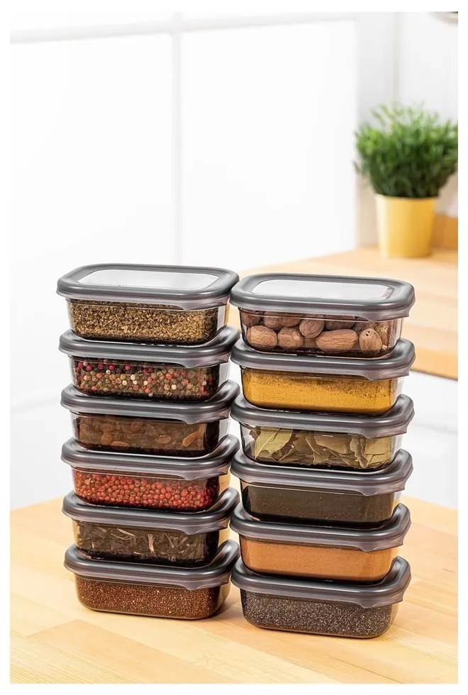 Pojemniki 12 szt. na żywność Fresco – Hermia