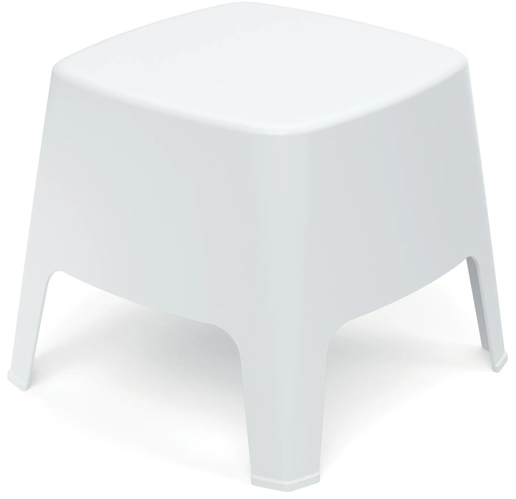 Stolik ogrodowy kawowy Milane White 48,5 x 48,5 cm FERNE