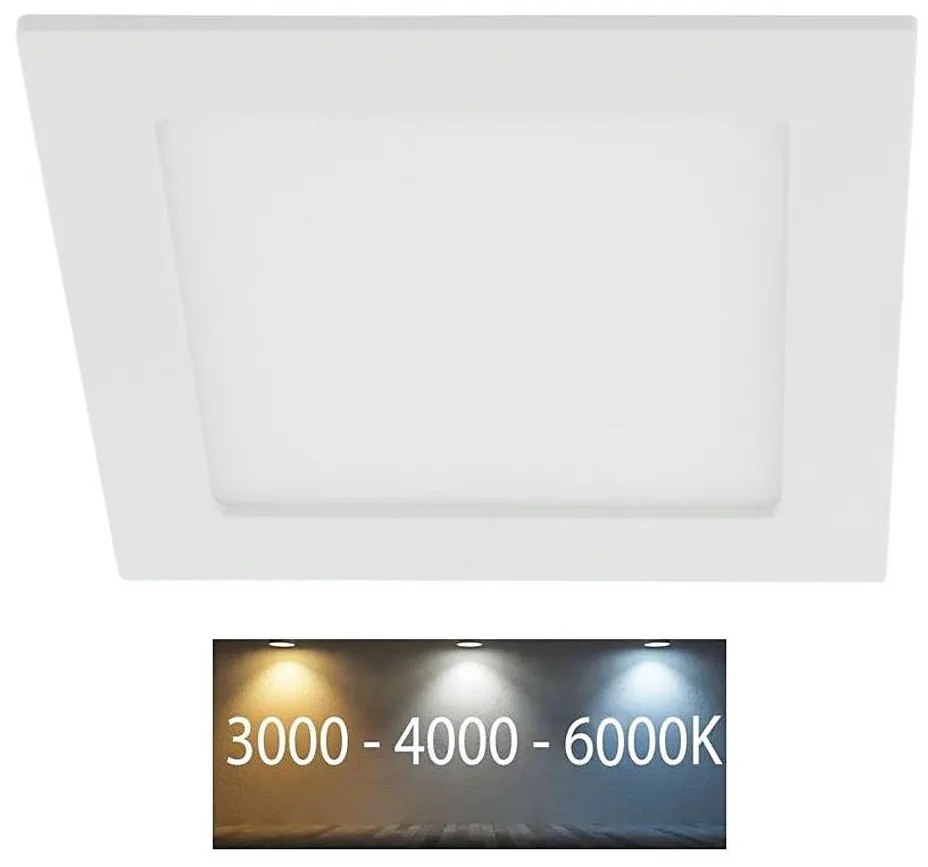 LED Łazienkowa oprawa wpuszczana LED/12W/230V 3000/4000/6000K IP44