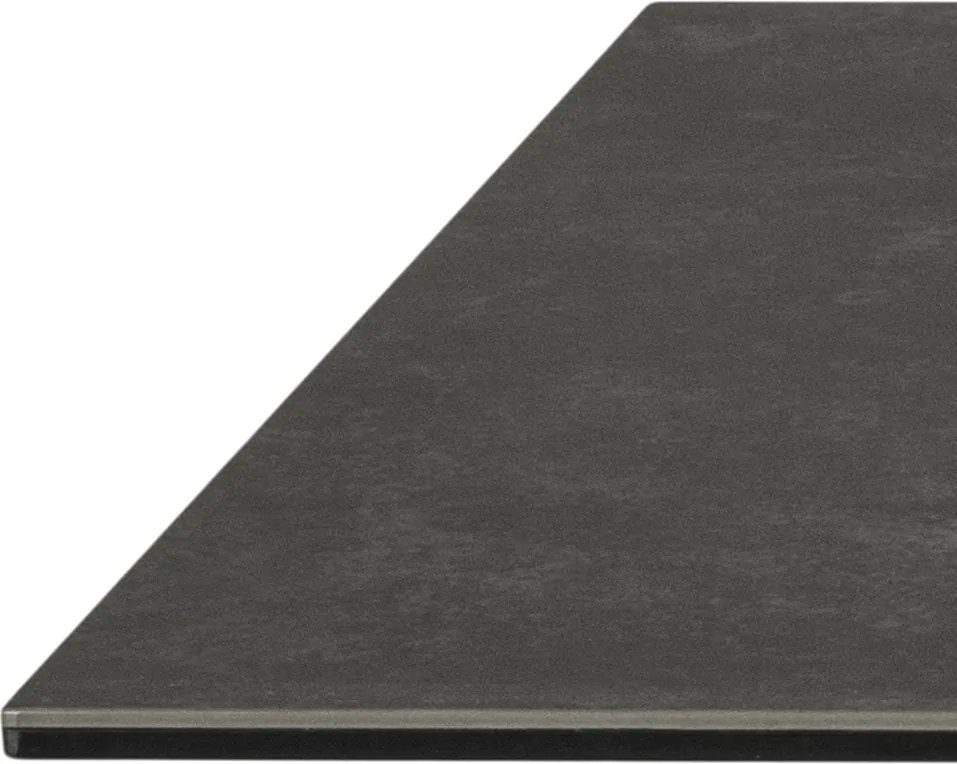 Czarny stół z ceramicznym blatem Heaven 160x90