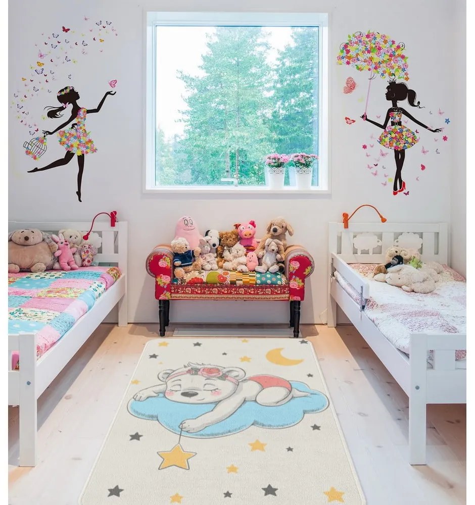Biały dywan dziecięcy 100x140 cm Happy Dreams – Oyo Concept