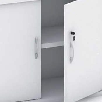 Nadstawka dwudrzwiowa MIRELLI, 800 x 400 x 600 mm, biały