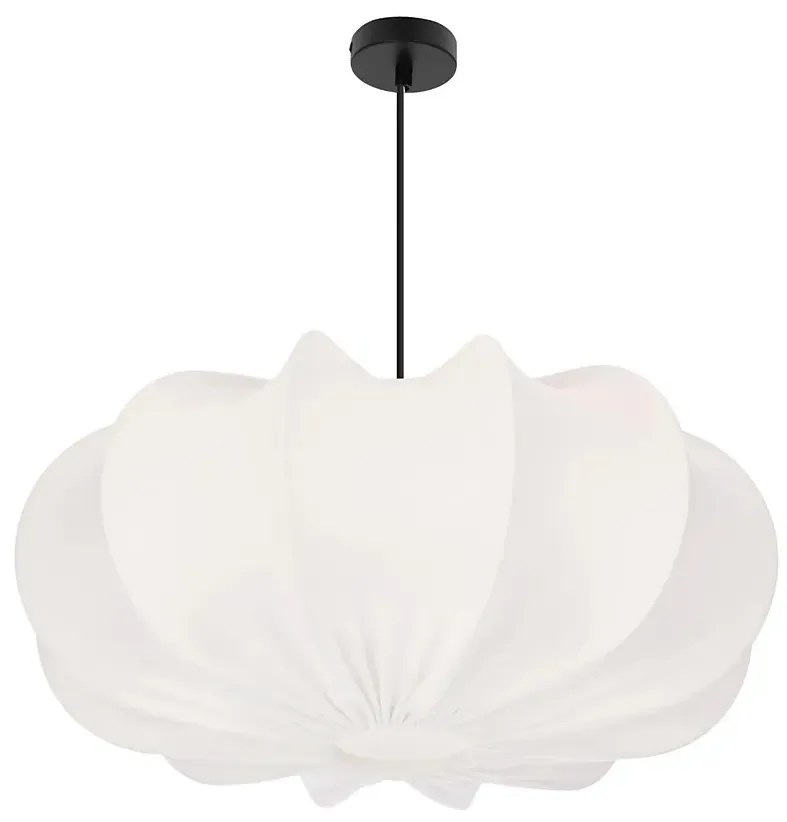 Nowoczesna kremowa lampa wisząca z abażurem W7-A10