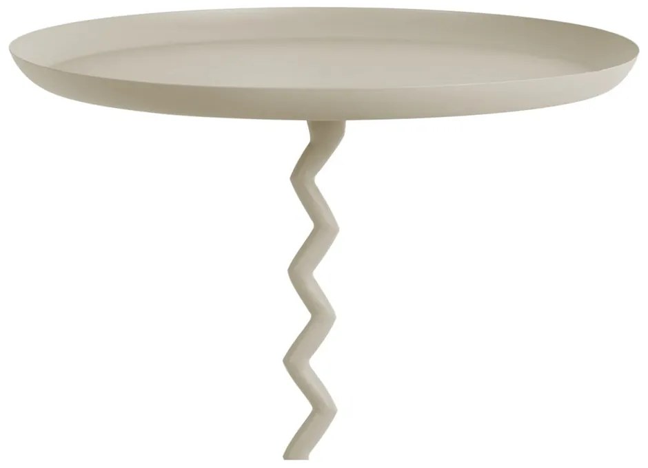 Metalowy okrągły stolik ø 44 cm Zig Zag – Leitmotiv
