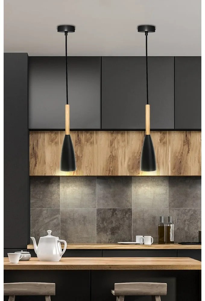 Lampa wisząca z metalowym kloszem ø 10 cm Trosa – Candellux Lighting