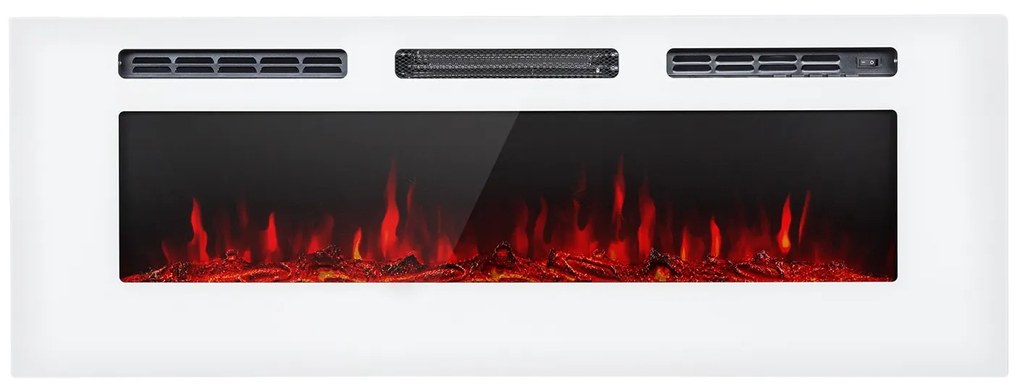 Klarstein Galeras 1800W 127cm Kominek Elektryczny Naścienny Biały