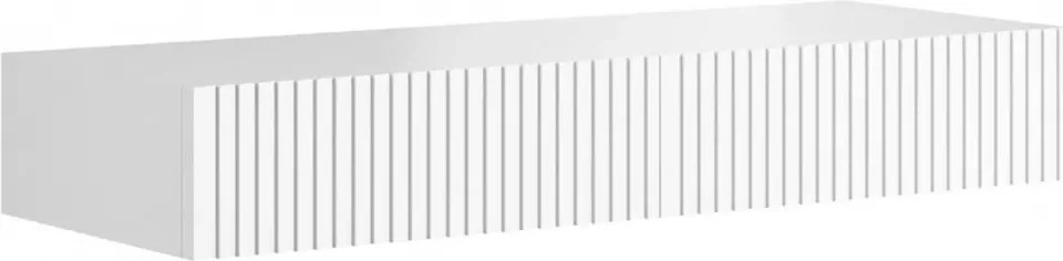 Toaletka wisząca Nicole 100 cm z szufladami - biały mat