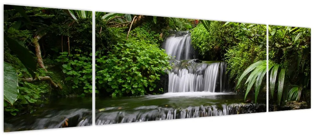 Obraz - Wodospady (170x50 cm)