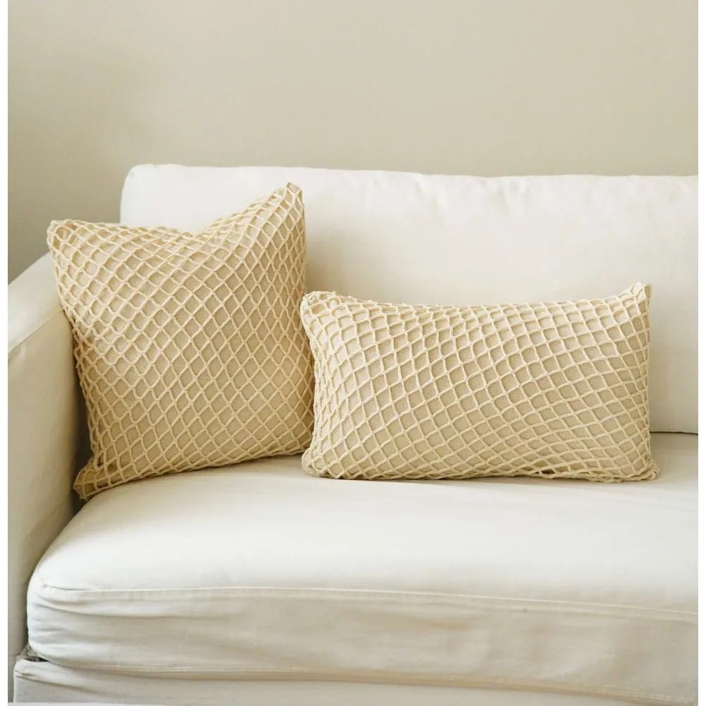 Bawełniana poszewka na poduszkę 43x43 cm Net – Mioli Decor