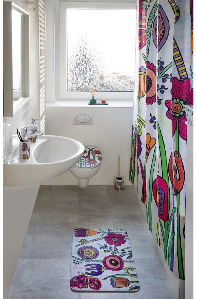 Ceramiczny kubek na szczoteczki do zębów Rollin'Art Full Bloom – Wenko