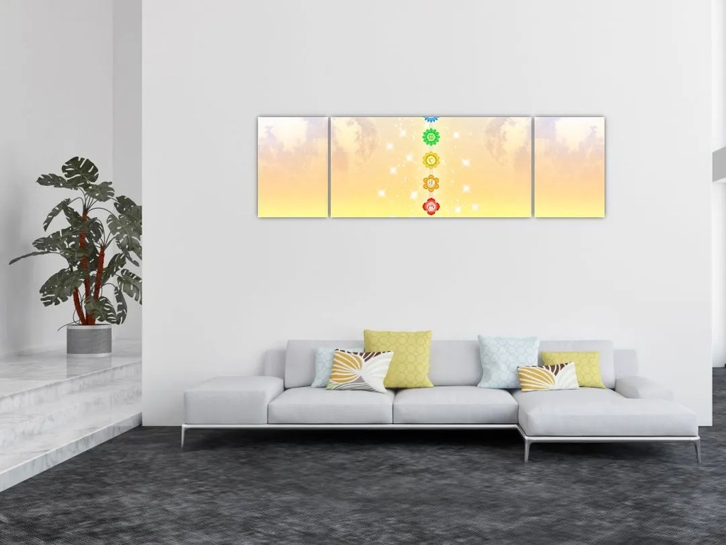 Obraz - Czakry (170x50 cm)