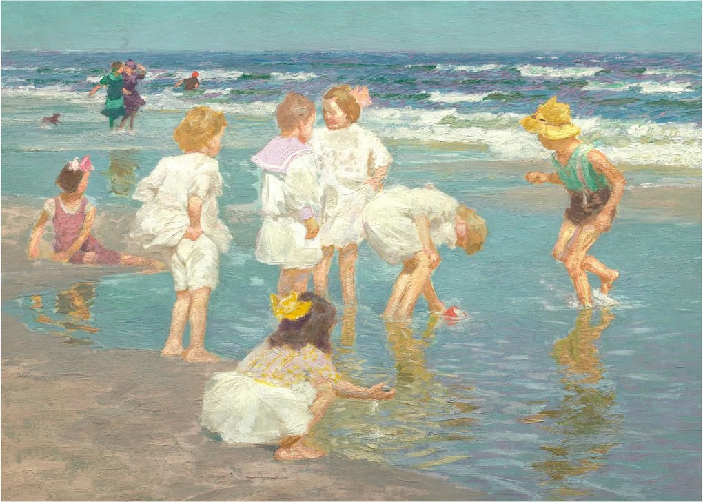 Obraz - Edward Henry Potthast, A Holiday, reprodukcje (70x50 cm)