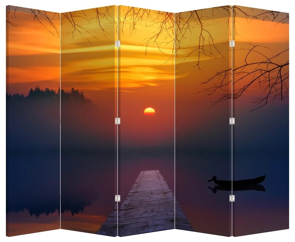 Parawan - Most o zachodzie Słońca (210x170 cm)