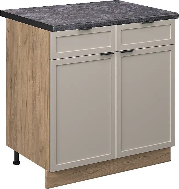 Szafka dolna do kuchni greybeige 80x60x82 fame-line