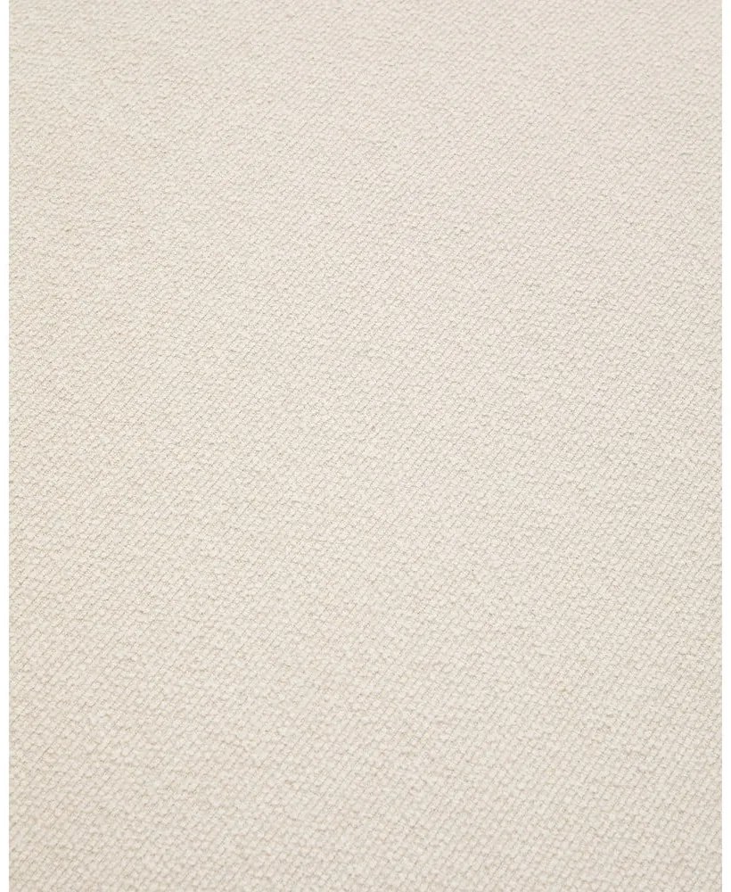 Beżowy podnóżek z materiału bouclé Aurum – Kave Home