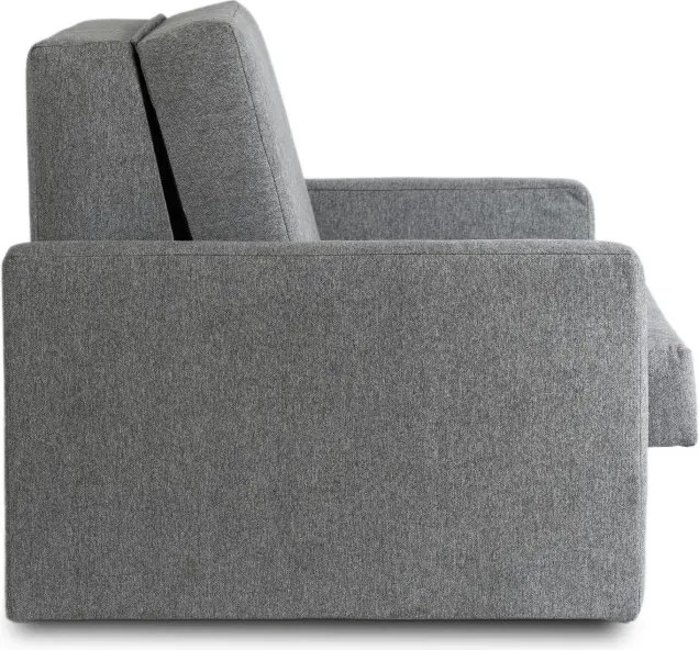 Fotel do Spania MILAN 1 Amerykanka Rozkładany Jednoosobowy Szary Nowoczesny