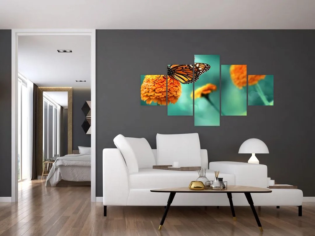 Obraz motyla (125x70 cm)