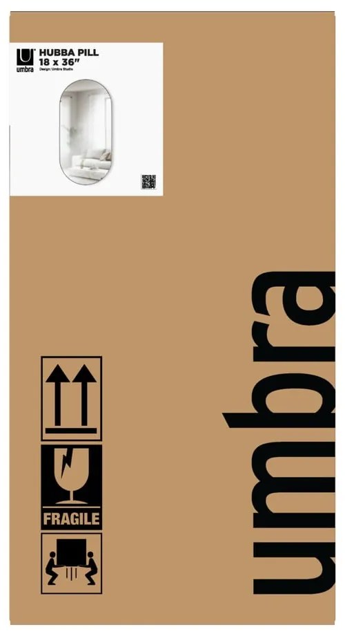 Lustro ścienne 46x91 cm Hubba – Umbra