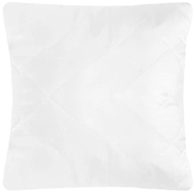 Poduszka 45x45 antyalergiczna biała na suwak/zamek pikowana - Medic Line