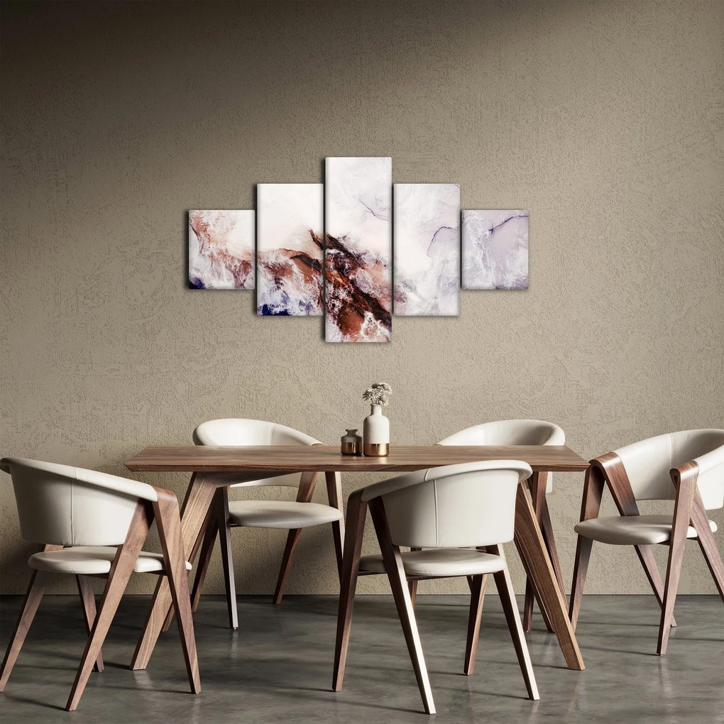 Obraz - Fioletowy marmur N⁰1 (125x70 cm)