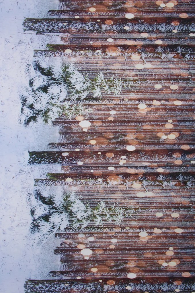 Dywan Chodnik Winylowy Moma Zimowy Pejzaż 052x100 Chodnik