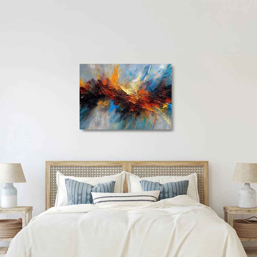 Obraz na szkle - Tekstura koloru (70x50 cm)