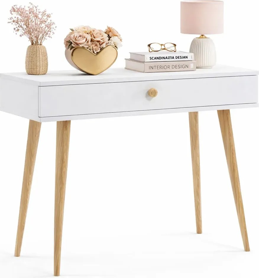 Skandynawska konsola toaletka boho P0-C50