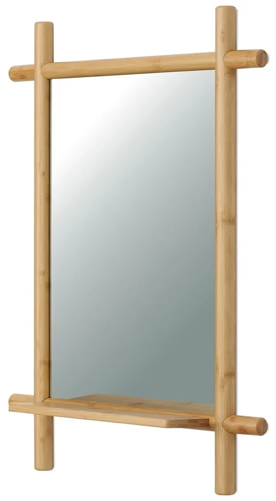Lustro ścienne B027 NAT, bambus