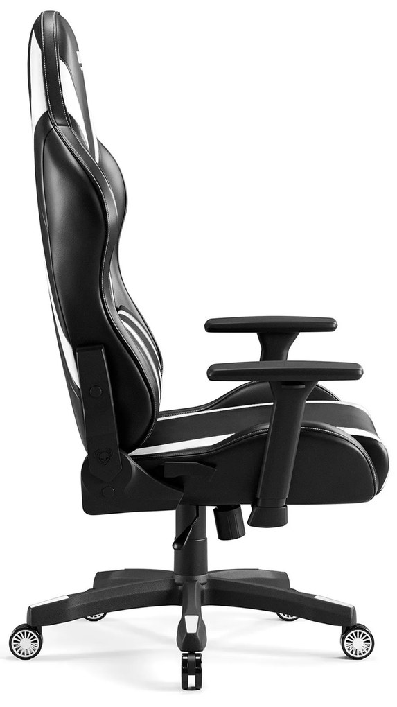 Fotel gamingowy Diablo X-Horn 2.0 Normal Size, czarno-biały