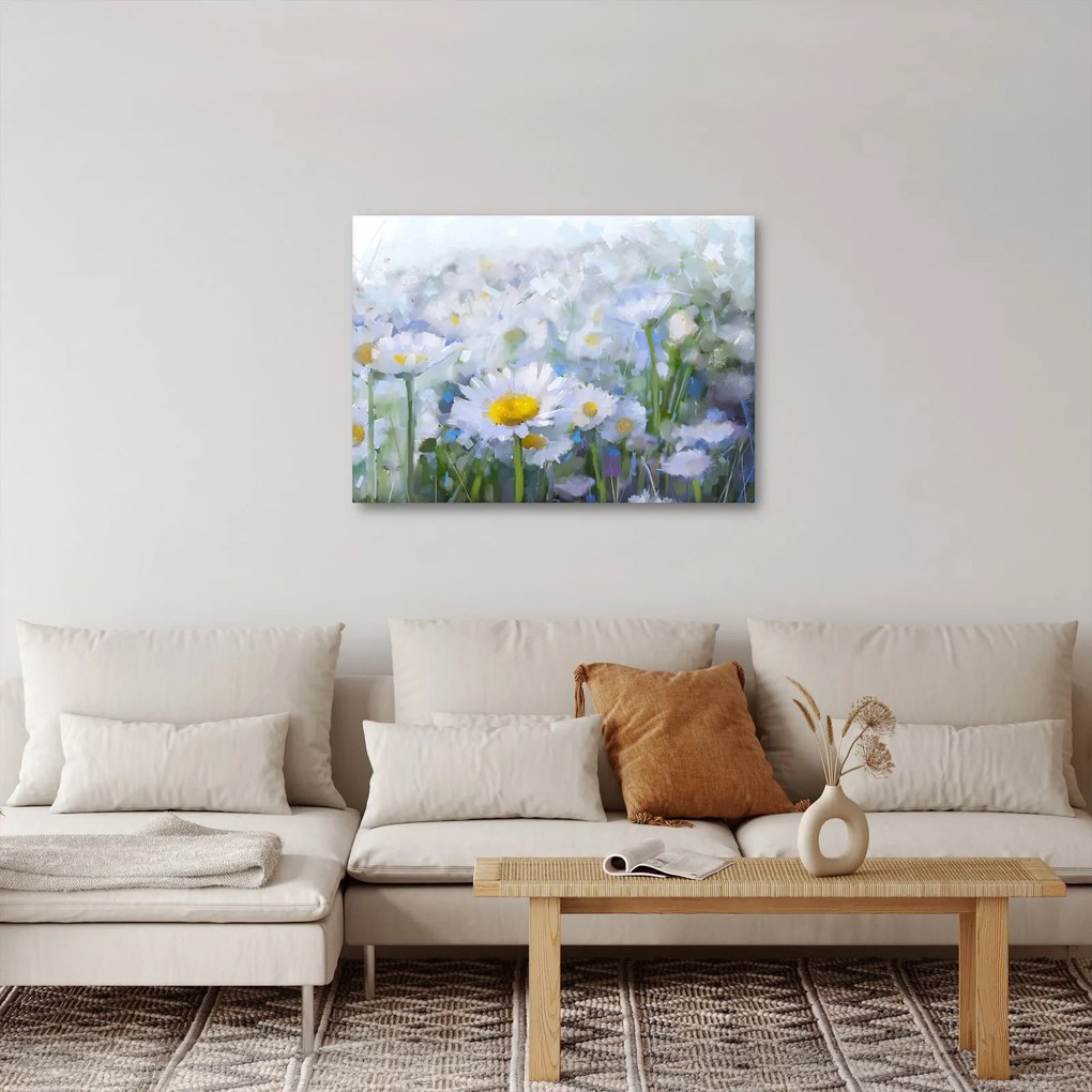 Obraz - W stokrotkach (70x50 cm)