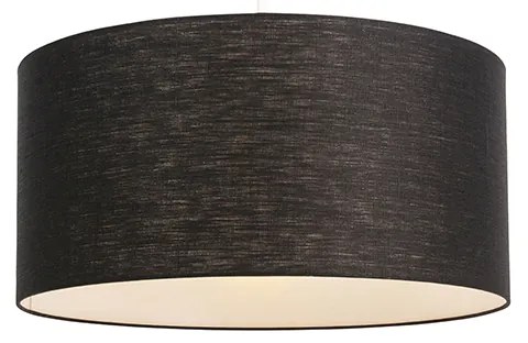 Nowoczesna lampa wisząca biała z czarnym kloszem 50 cm - Combi 1 Nowoczesny Oswietlenie wewnetrzne