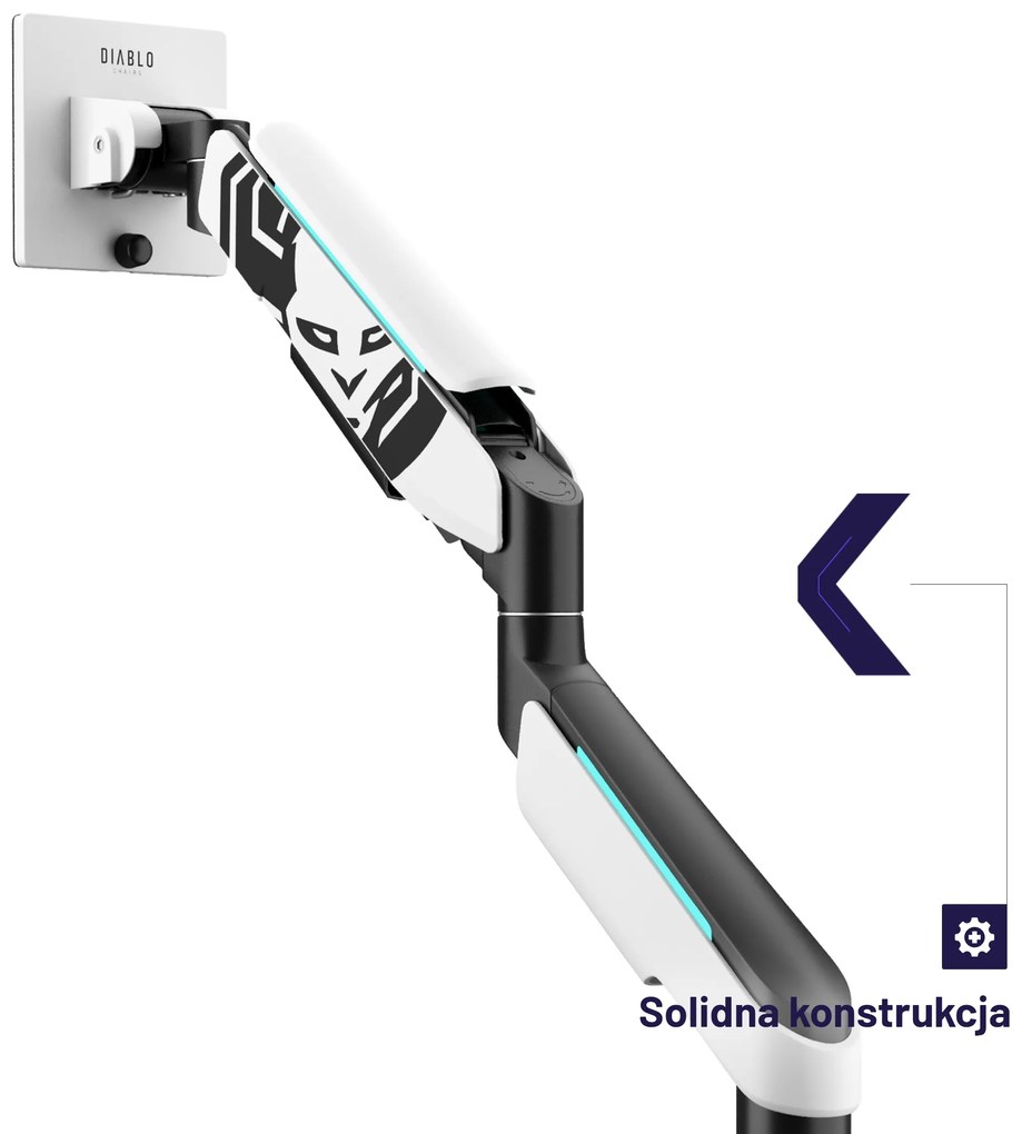 Uchwyt na monitor LED RGB X-Arm