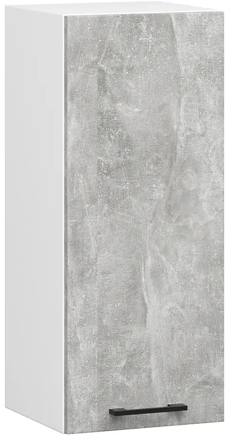 Wąska górna szafka kuchenna beton 30 cm B4-P24