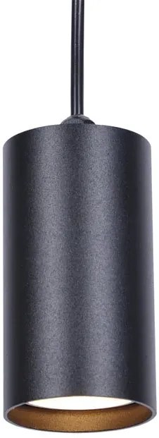 Czarna lampa wisząca tuba nad wyspę - 13X S779 K2-L68