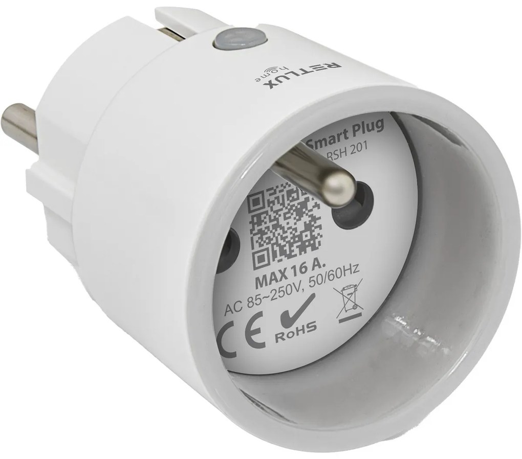 Retlux RSH 201 Inteligentne gniazdko z połączeniem Wi-Fi i Bluetooth