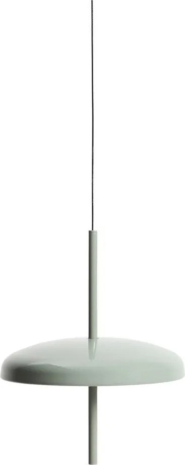Jasnozielona lampa sufitowa LED ze ściemniaczem z metalowym kloszem ø 16 cm Porte – Kave Home
